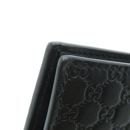 GUCCI 150413 GG Signature Microsima Outlet Bifold Wallet with Coin Pocket Calf Ladies [Used]