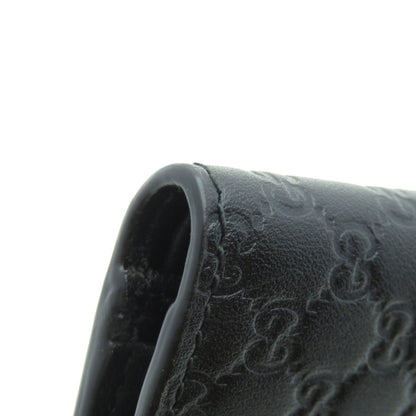 GUCCI 150413 GG Signature Microsima Outlet Bifold Wallet with Coin Pocket Calf Ladies [Used]