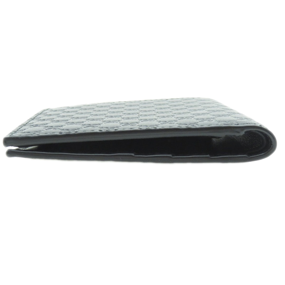 GUCCI 150413 GG Signature Microsima Outlet Bifold Wallet with Coin Pocket Calf Ladies [Used]