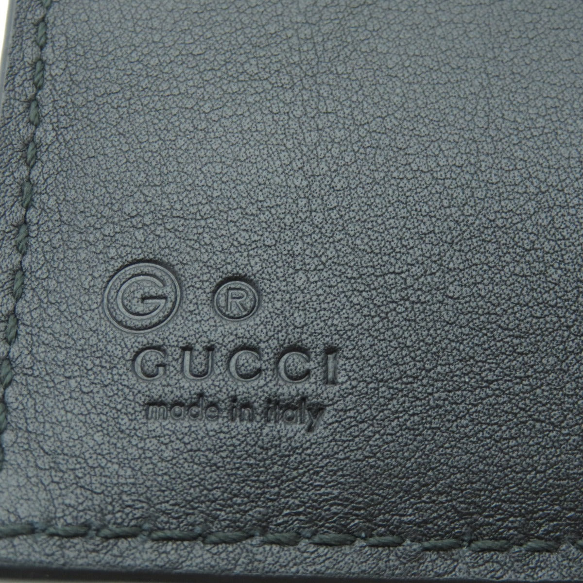 GUCCI 150413 GG Signature Microsima Outlet Bifold Wallet with Coin Pocket Calf Ladies [Used]