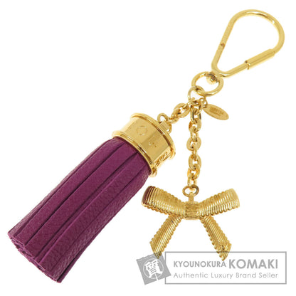 LOUIS VUITTON M65124 Tassel ribbon key ring Metal Ladies [Used]