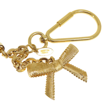 LOUIS VUITTON M65124 Tassel ribbon key ring Metal Ladies [Used]