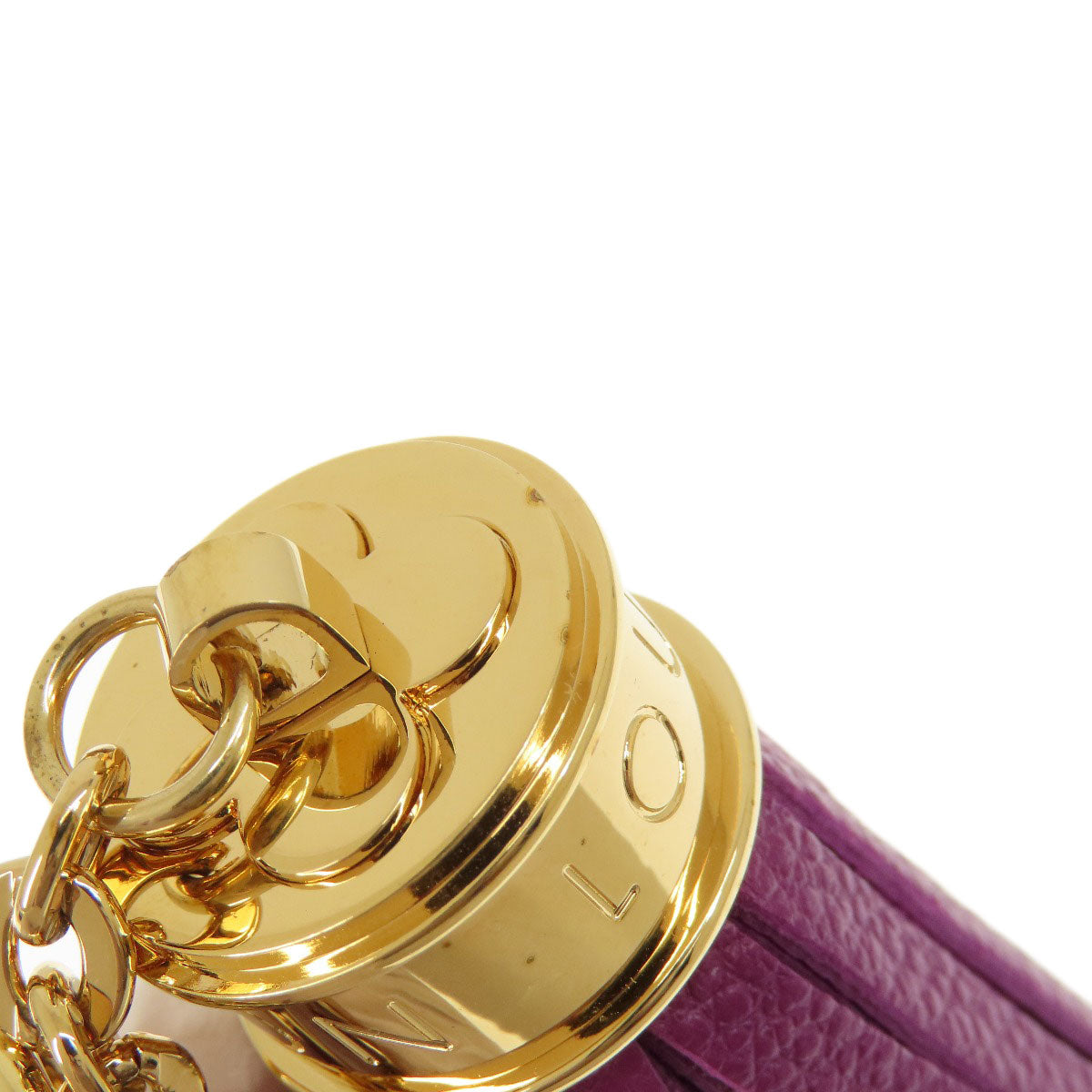 LOUIS VUITTON M65124 Tassel ribbon key ring Metal Ladies [Used]