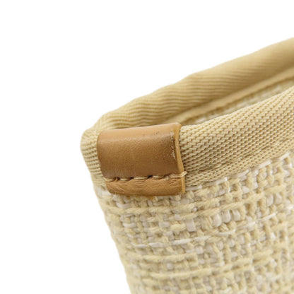 CHANEL Deauville MM GoldHardware Tote Bag Tweed Ladies [Used]