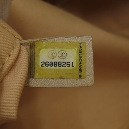 CHANEL Deauville MM GoldHardware Tote Bag Tweed Ladies [Used]