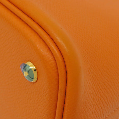 HERMES   Handbag Bolide27 Orange GoldHardware Epsom Ladies