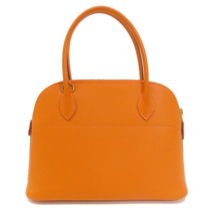 HERMES   Handbag Bolide27 Orange GoldHardware Epsom Ladies