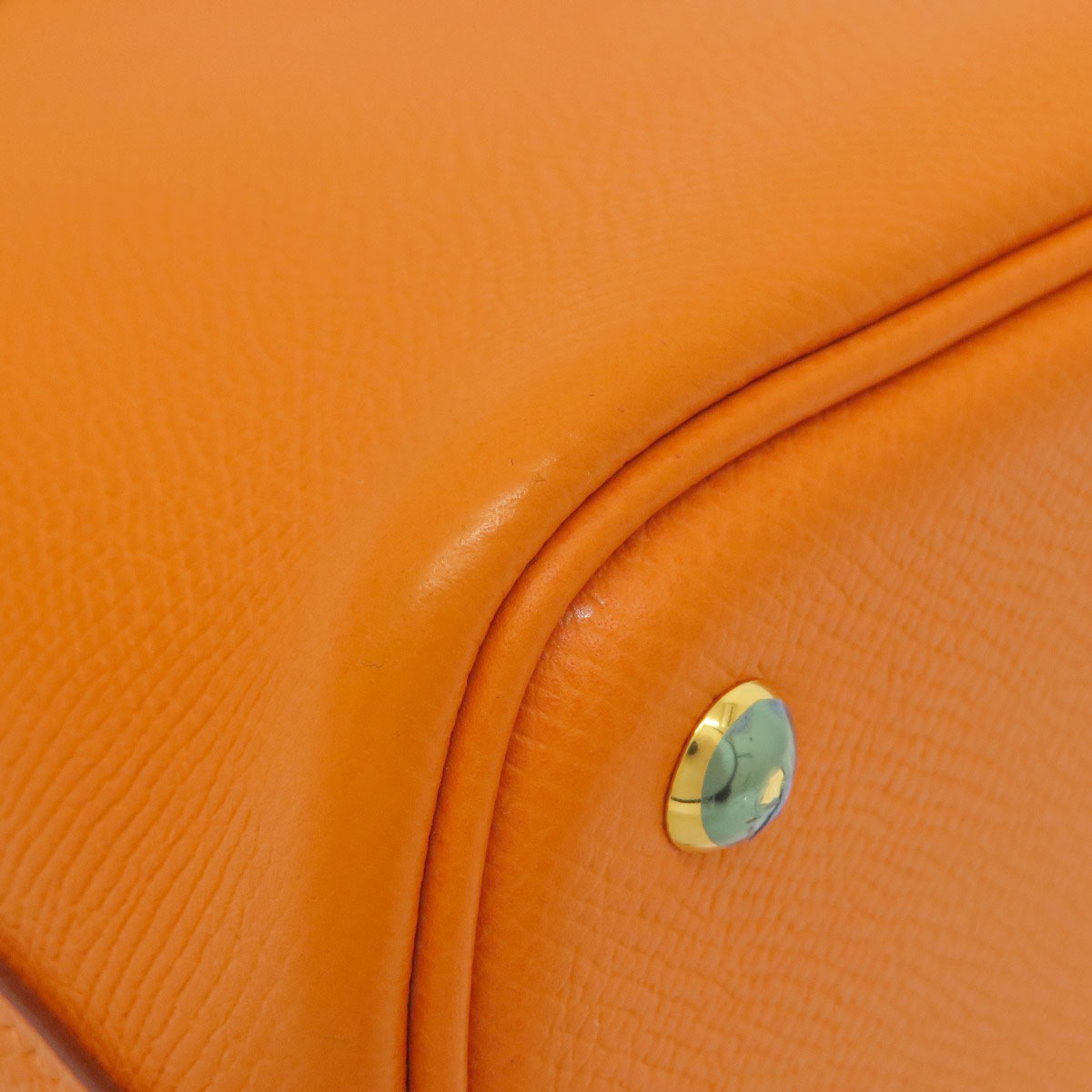 HERMES   Handbag Bolide27 Orange GoldHardware Epsom Ladies