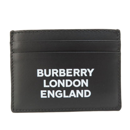 BURBERRY logo Card Case Leather Ladies [Used]