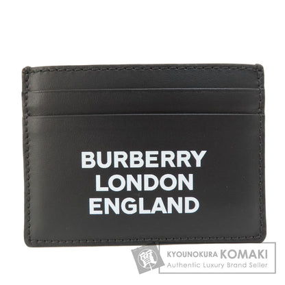 BURBERRY logo Card Case Leather Ladies [Used]
