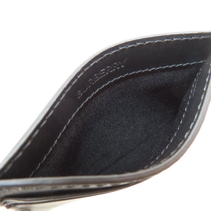 BURBERRY logo Card Case Leather Ladies [Used]