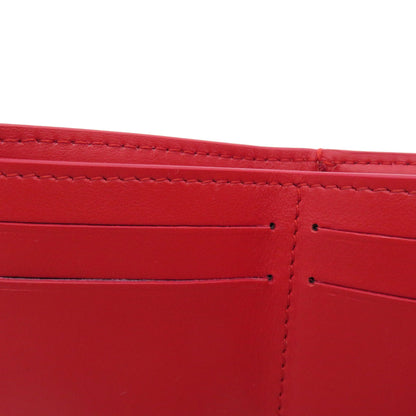 BURBERRY Logo Hardware tri-fold Bifold Wallet with Coin Pocket Calf Ladies [Used]