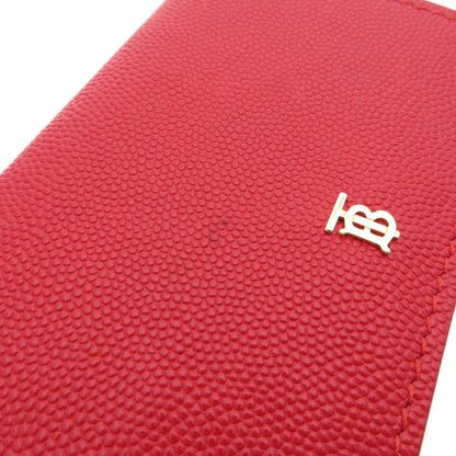 BURBERRY Logo Hardware tri-fold Bifold Wallet with Coin Pocket Calf Ladies [Used]