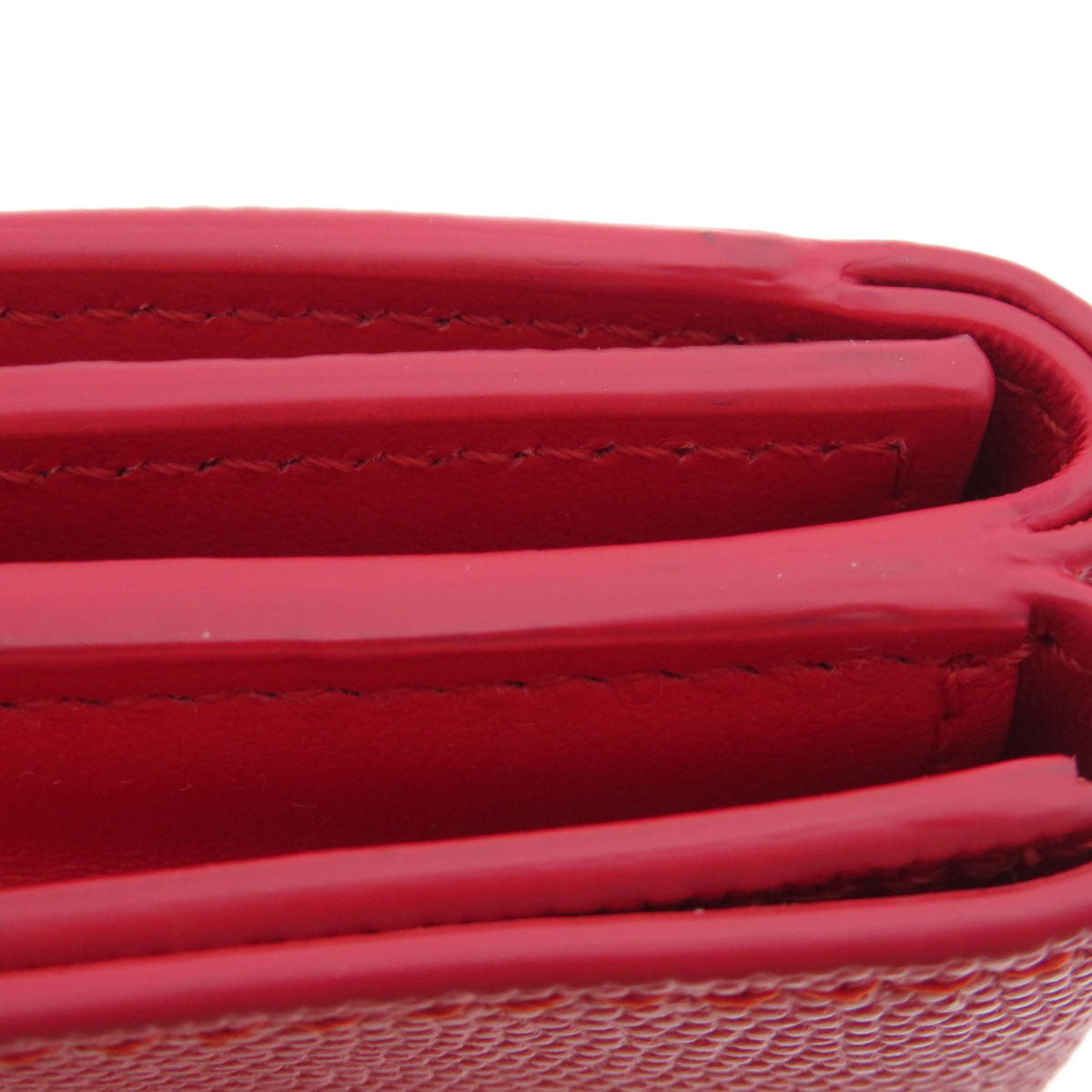 BURBERRY Logo Hardware tri-fold Bifold Wallet with Coin Pocket Calf Ladies [Used]