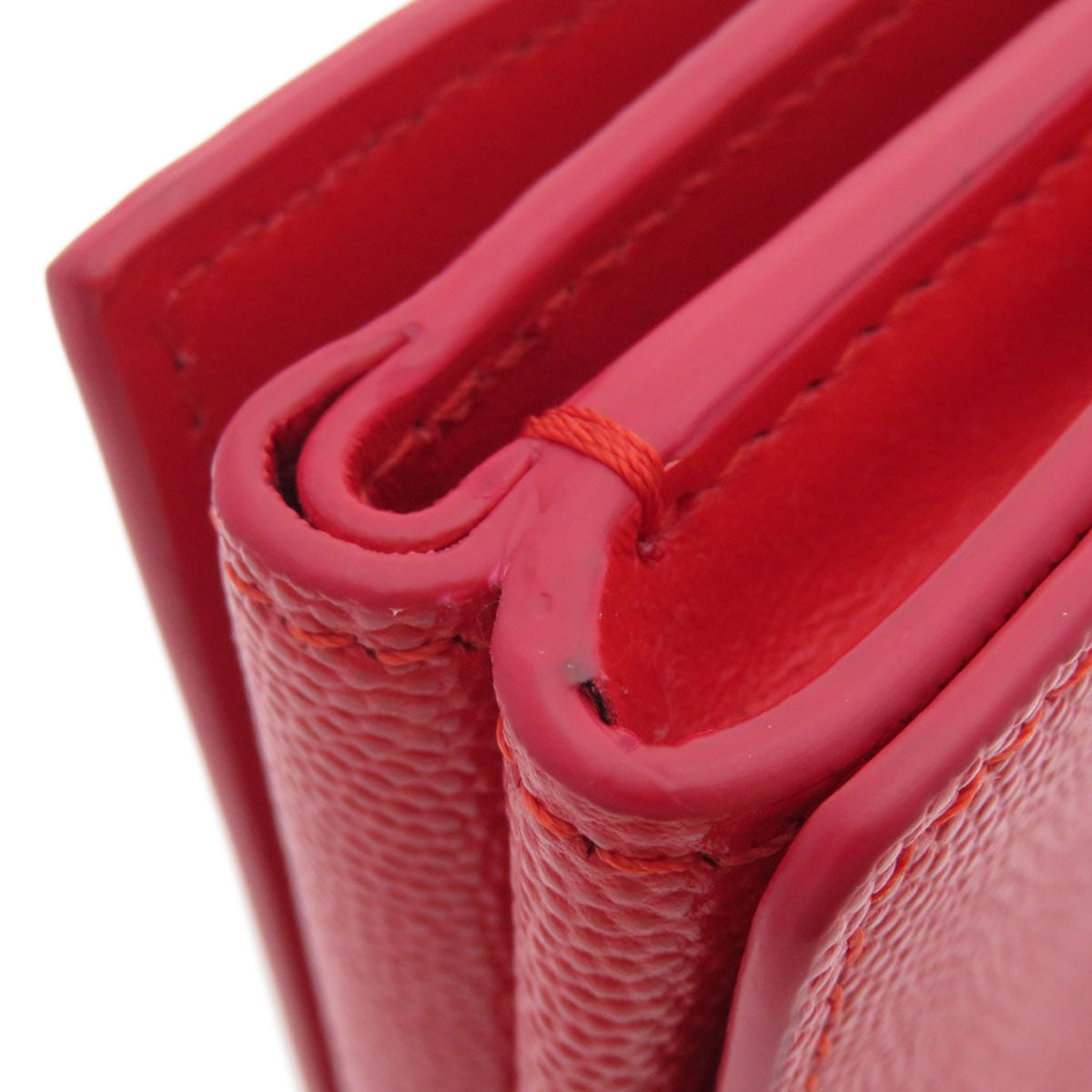 BURBERRY Logo Hardware tri-fold Bifold Wallet with Coin Pocket Calf Ladies [Used]