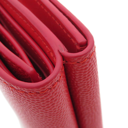 BURBERRY Logo Hardware tri-fold Bifold Wallet with Coin Pocket Calf Ladies [Used]