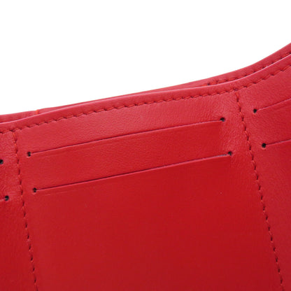 BURBERRY Logo Hardware tri-fold Bifold Wallet with Coin Pocket Calf Ladies [Used]