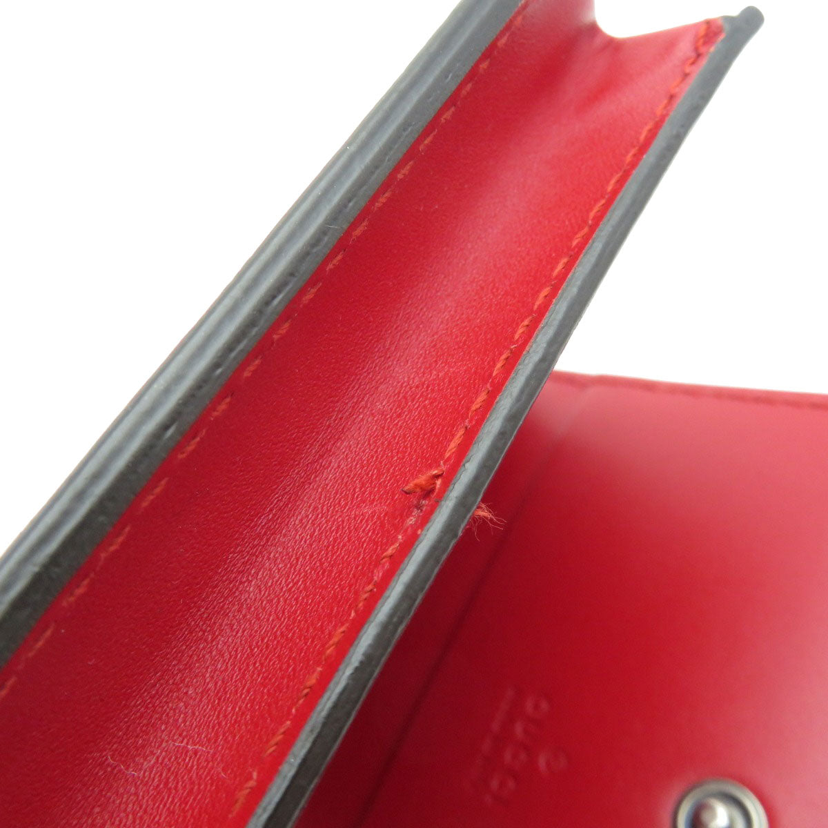 GUCCI 465859 chinese new year Bifold Wallet with Coin Pocket Calf Ladies [Used]