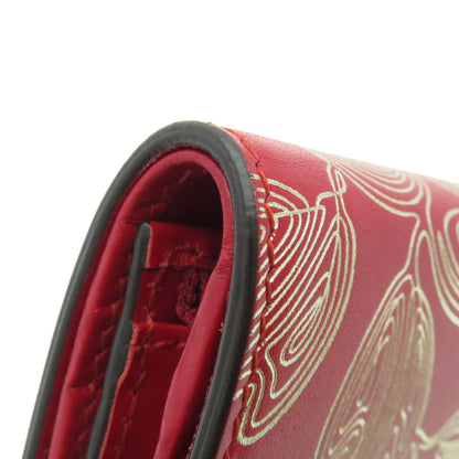 GUCCI 465859 chinese new year Bifold Wallet with Coin Pocket Calf Ladies [Used]