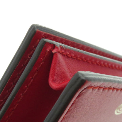 GUCCI 465859 chinese new year Bifold Wallet with Coin Pocket Calf Ladies [Used]