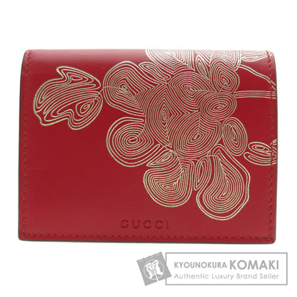 GUCCI 465859 chinese new year Bifold Wallet with Coin Pocket Calf Ladies [Used]