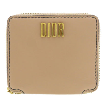 CHRISTIAN DIOR   Bifold Wallet with Coin Pocket Logo motif Calf Ladies