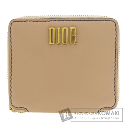 CHRISTIAN DIOR   Bifold Wallet with Coin Pocket Logo motif Calf Ladies