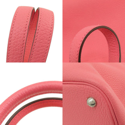 HERMES Bolide31 Rose Azale SilverHardware Handbag Taurillon Clemence Ladies [Used]