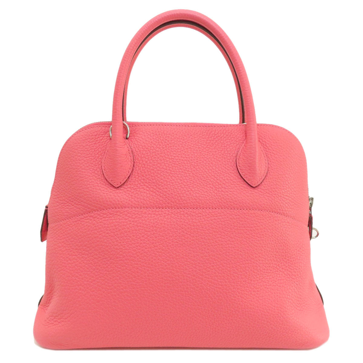 HERMES Bolide31 Rose Azale SilverHardware Handbag Taurillon Clemence Ladies [Used]
