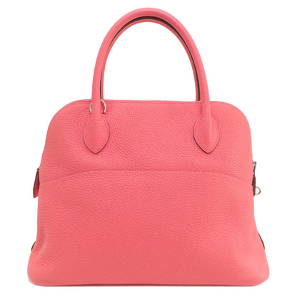 HERMES Bolide31 Rose Azale SilverHardware Handbag Taurillon Clemence Ladies [Used]