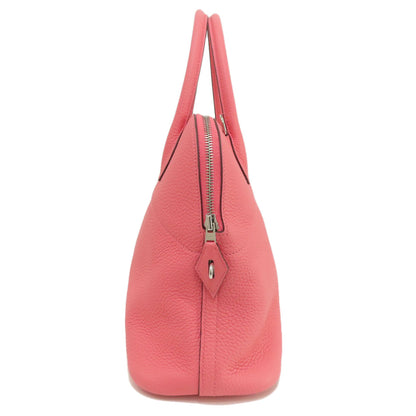 HERMES Bolide31 Rose Azale SilverHardware Handbag Taurillon Clemence Ladies [Used]
