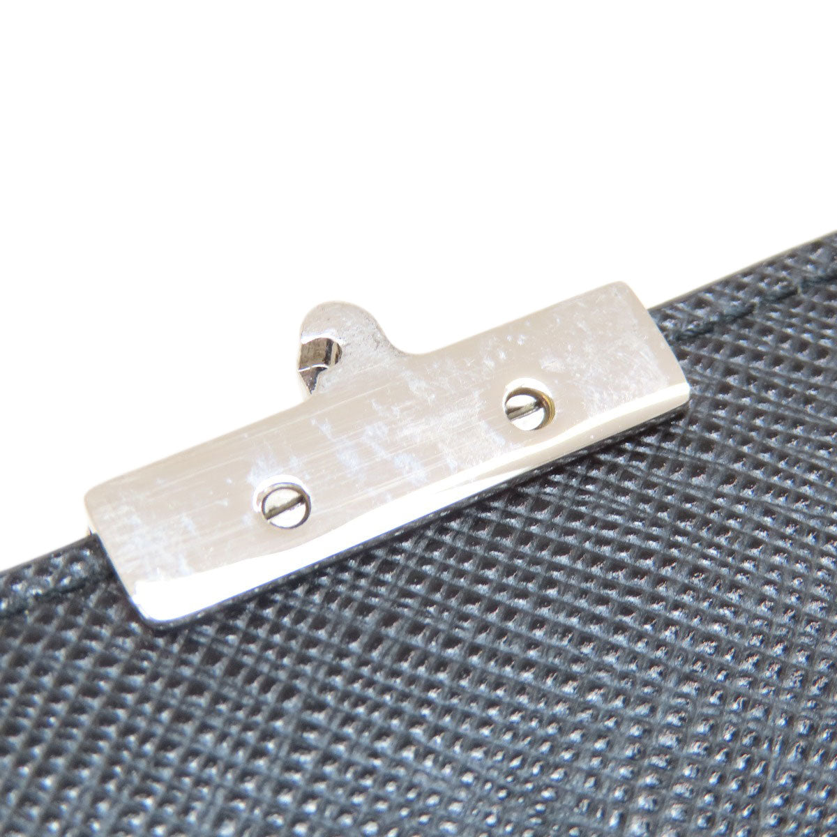 PRADA Logo Safiano Shoulder Bag Leather Ladies [Used]