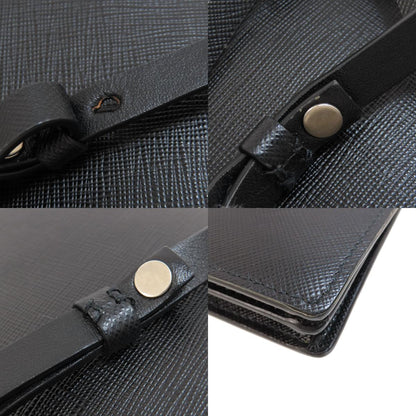 PRADA Logo Safiano Shoulder Bag Leather Ladies [Used]