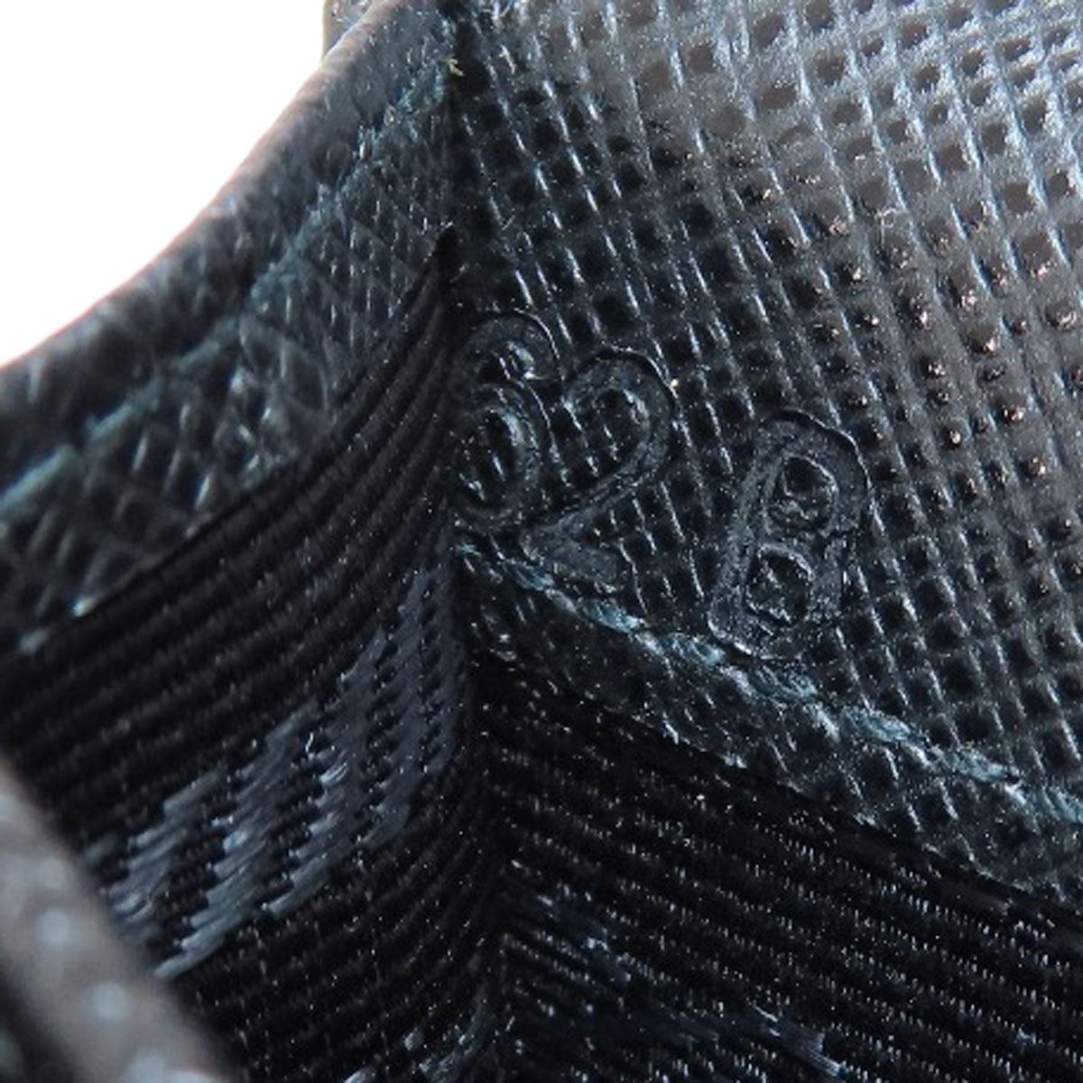 PRADA Logo Safiano Shoulder Bag Leather Ladies [Used]