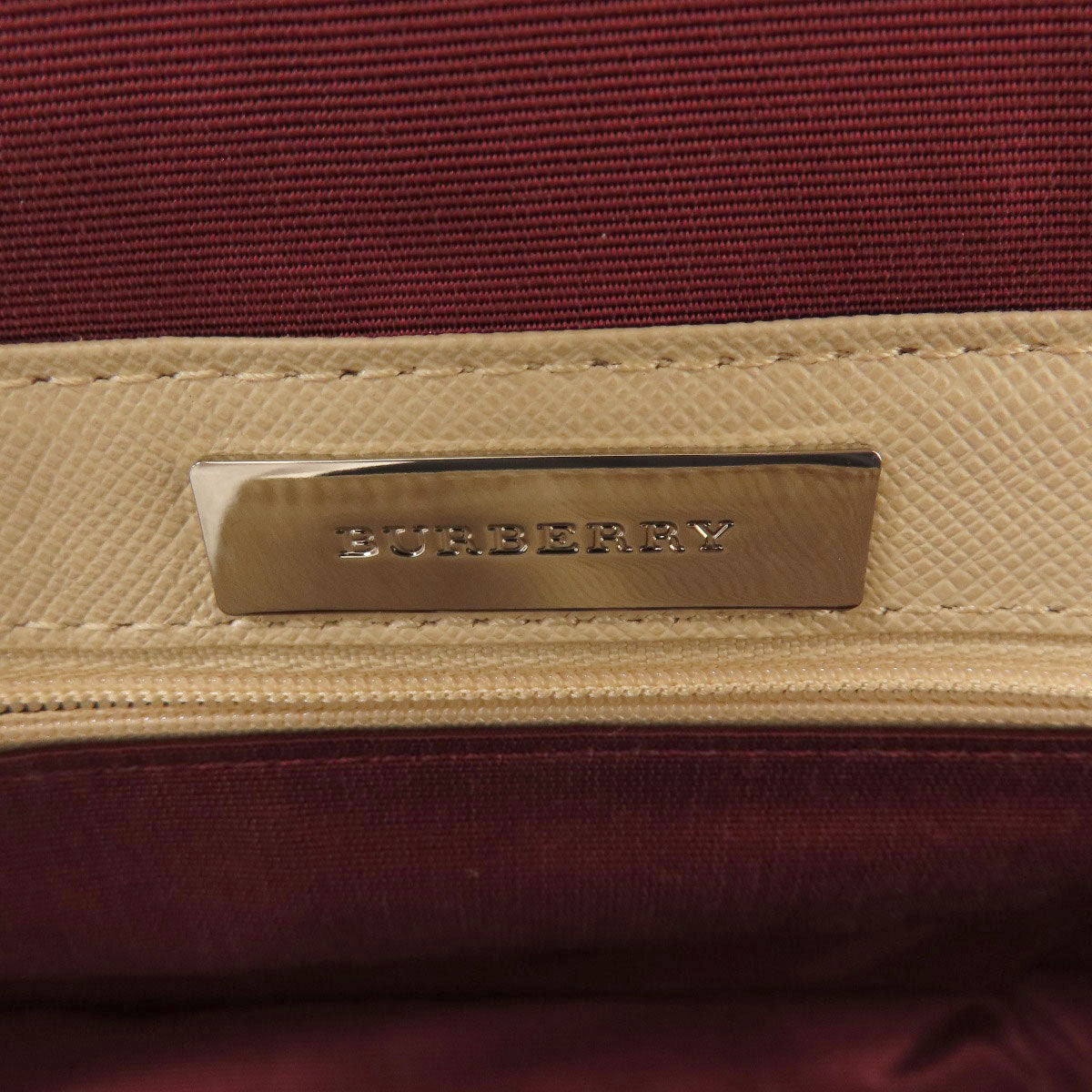 BURBERRY   Shoulder Bag logo Leather Ladies