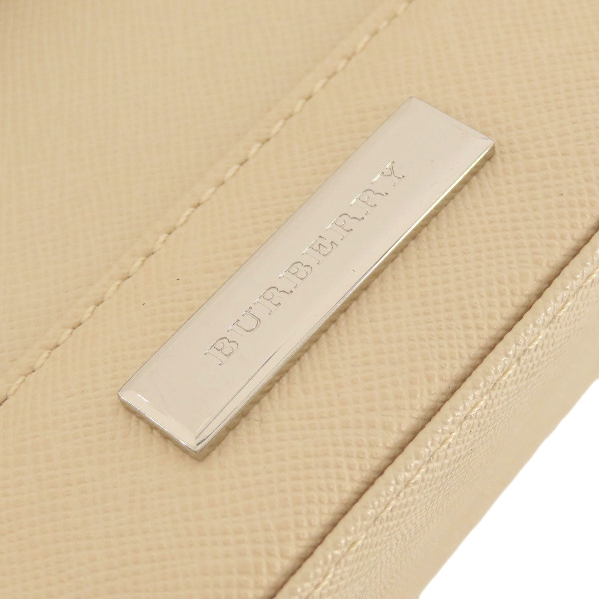 BURBERRY   Shoulder Bag logo Leather Ladies