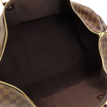 LOUIS VUITTON  N41414 Boston bag Keepall Bandouliere 55 Damier Ebene Damier canvas Ladies