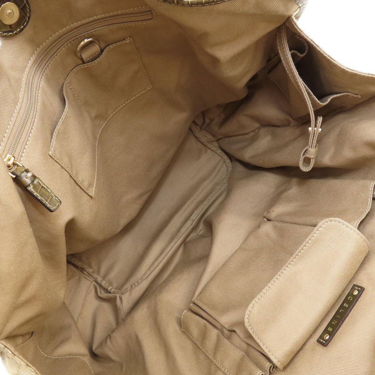 CELINE Macadam pattern Tote Bag Canvas Ladies [Used]