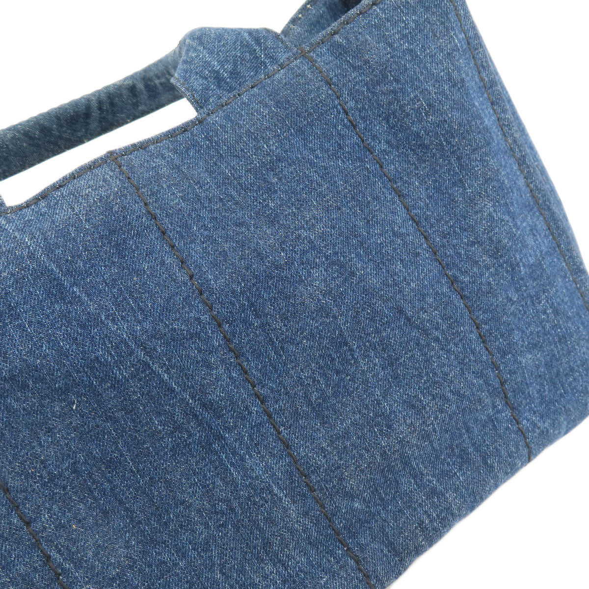PRADA B1877B Canapa Tote Bag Denim Ladies [Used]