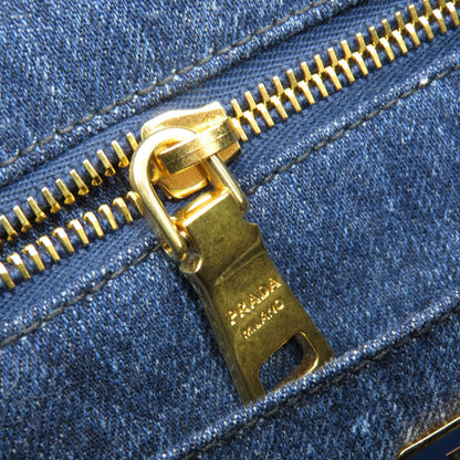 PRADA B1877B Canapa Tote Bag Denim Ladies [Used]