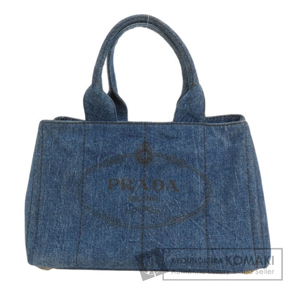 PRADA B1877B Canapa Tote Bag Denim Ladies [Used]