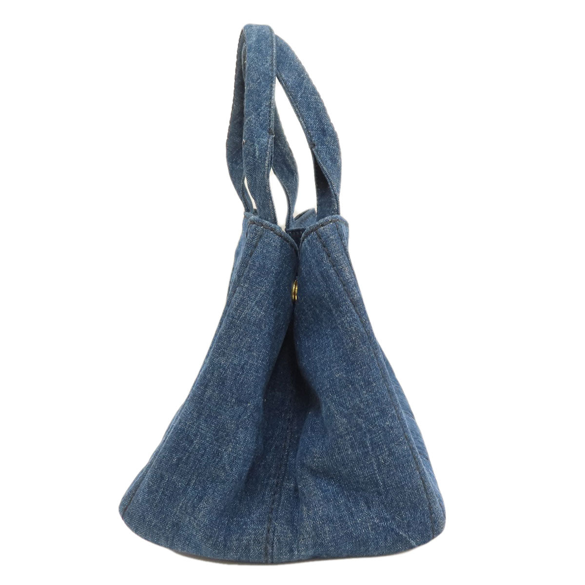 PRADA B1877B Canapa Tote Bag Denim Ladies [Used]