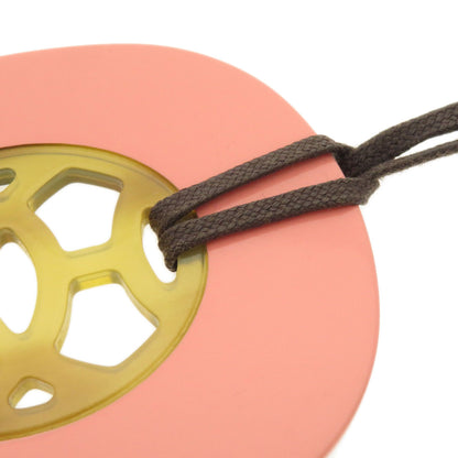 HERMES Lift GM Necklace Buffalo horn Ladies [Used]