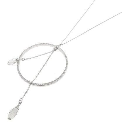 SWAROVSKI Circle motif Necklace Metal Ladies [Used]