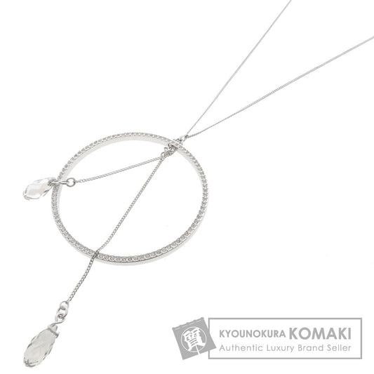 SWAROVSKI Circle motif Necklace Metal Ladies [Used]