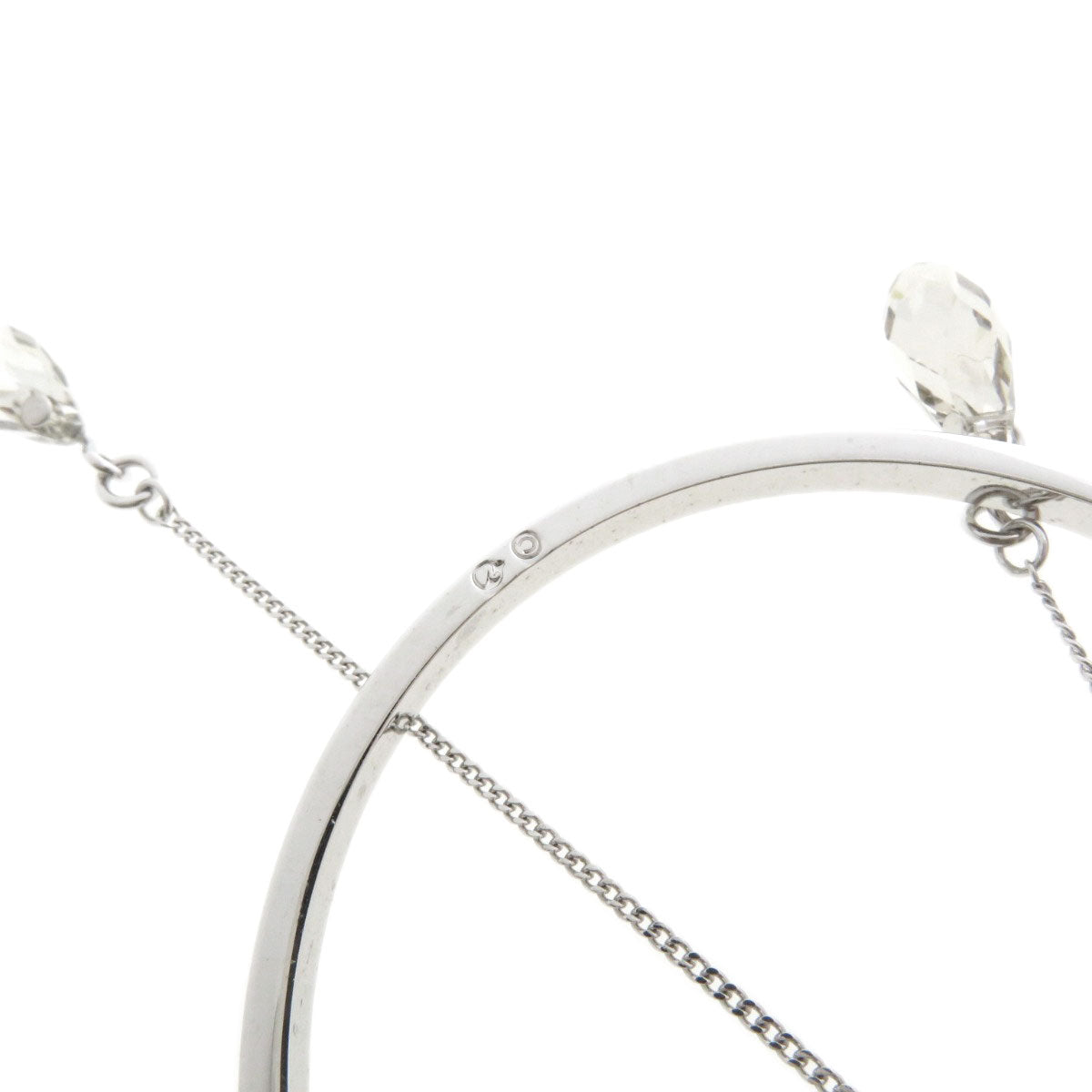 SWAROVSKI Circle motif Necklace Metal Ladies [Used]