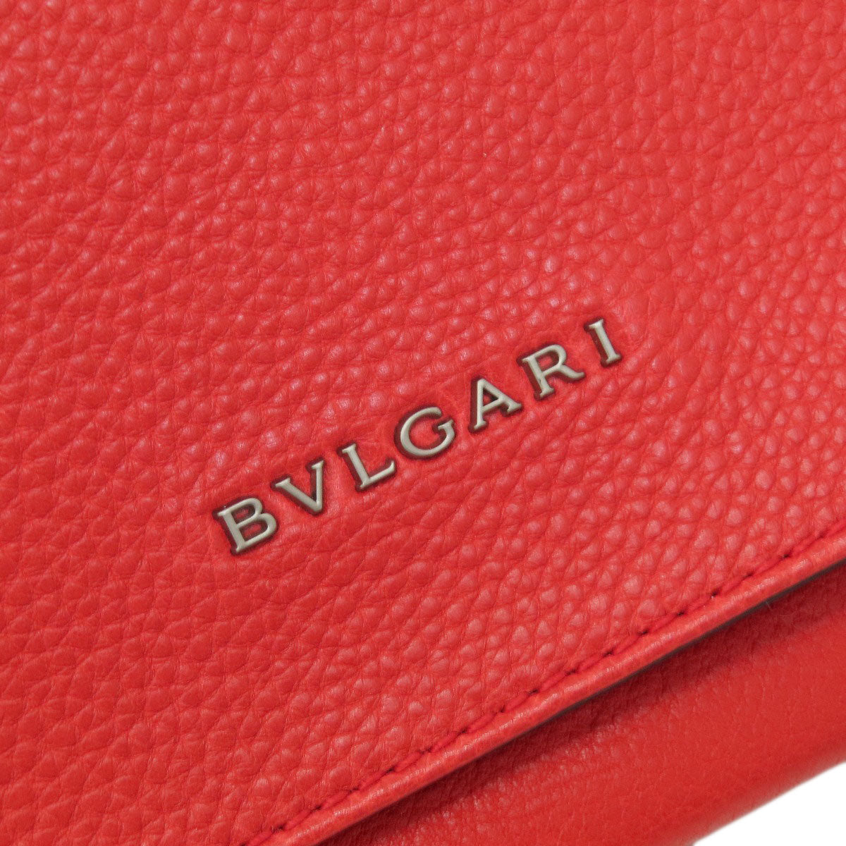 BVLGARI   Shoulder Bag logo Leather Ladies