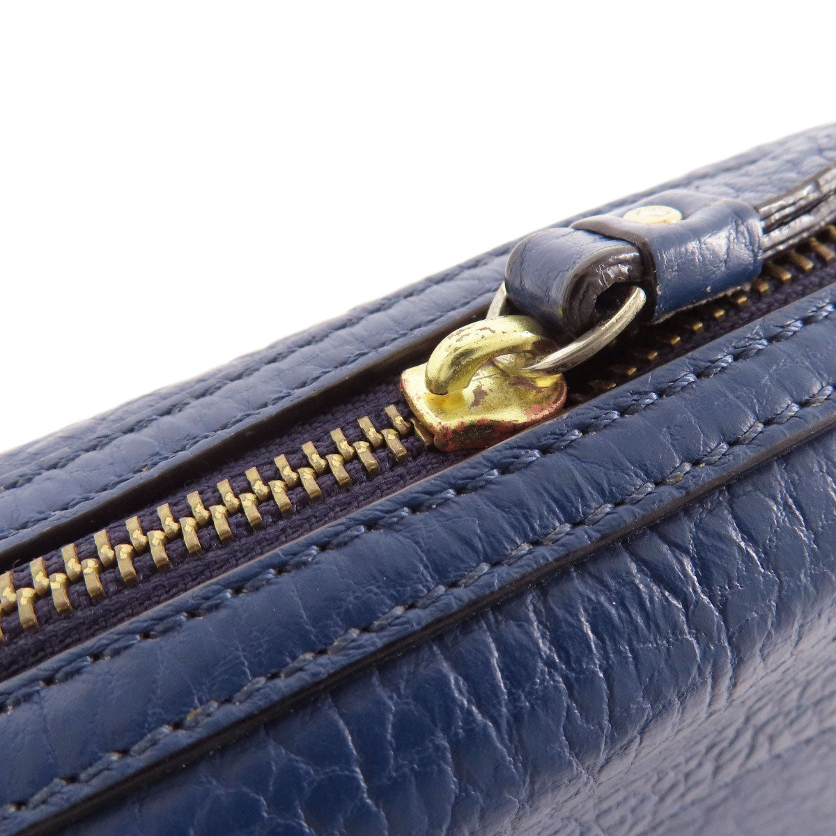 kate spade logo Shoulder Bag Leather Ladies [Used]