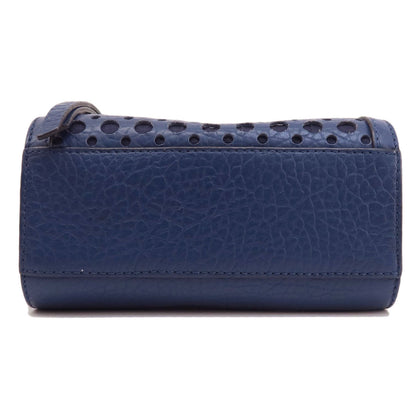 kate spade logo Shoulder Bag Leather Ladies [Used]