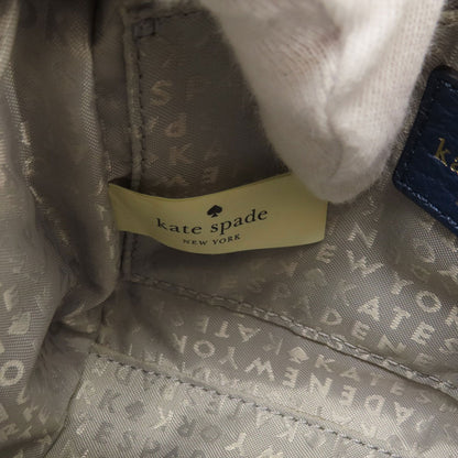 kate spade logo Shoulder Bag Leather Ladies [Used]